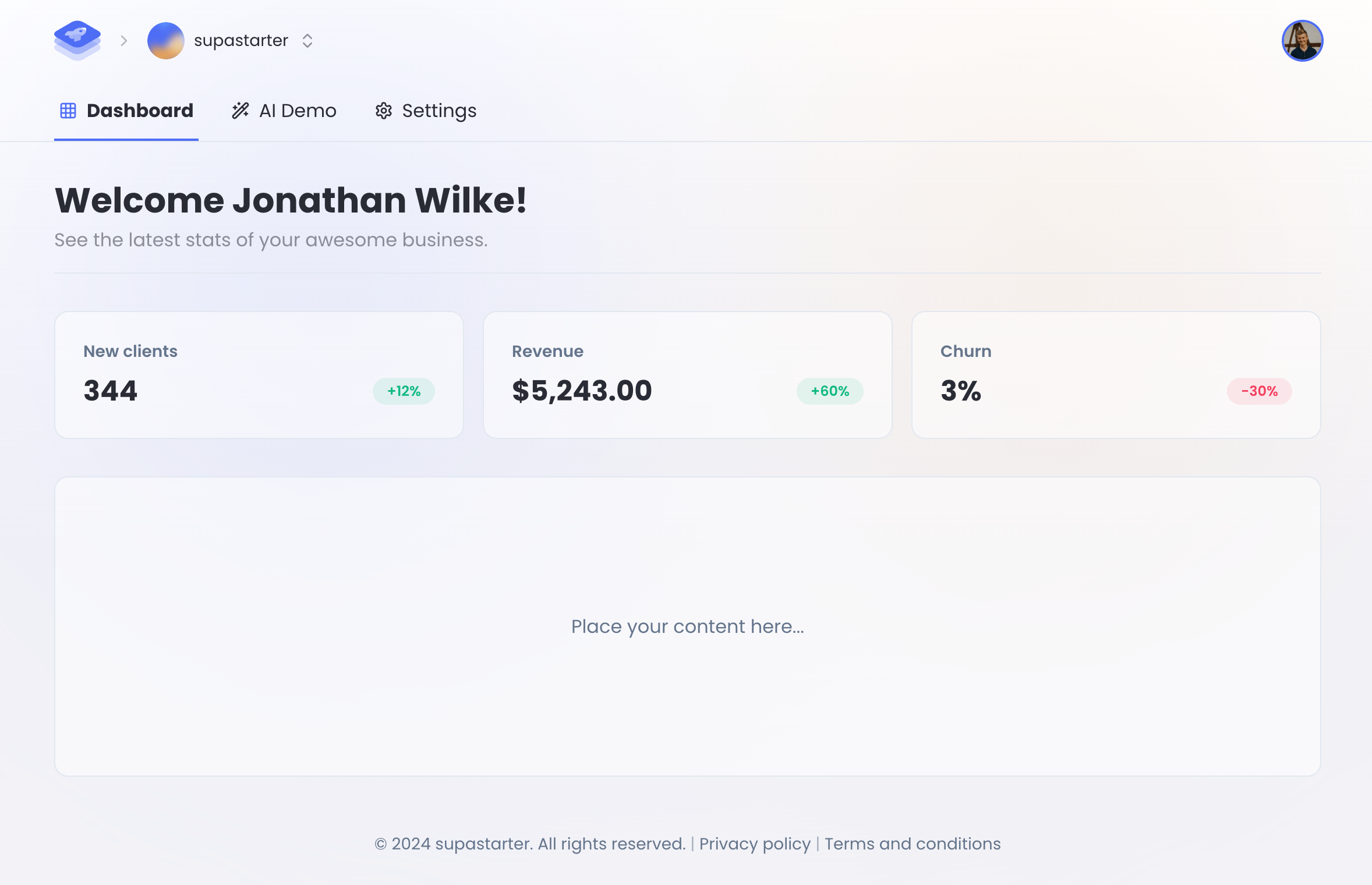 LibanCom dashboard preview